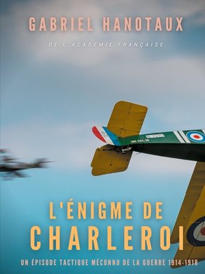 cover image of L'Énigme de Charleroi